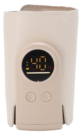 Generic Calentador de Botellas, Músculos Abdominales, Calentador de Botellas Inalámbrico Rápido Universal para la Noche (6000 mAh Enchufe de la UE)
