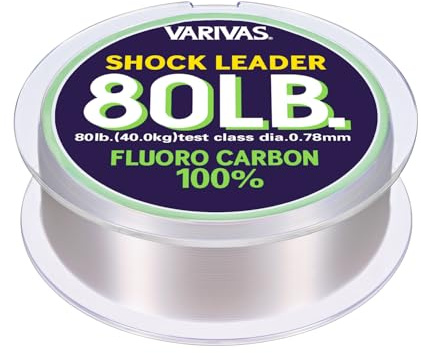 NYLON DE PECHE VARIVAS FLUOROCARBONE 30M Modèle : 80LB