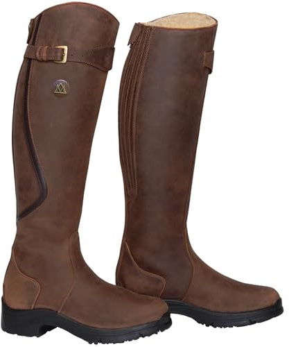 MTN HORSE Snowy River Tall Winter boot, Color: Brown, Size: 8-W (308040BRN-W08)