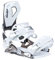 BEXTREME Snowboard Bindung SP Core Gunmetal 39-41,5EU 9-12US für Damen und Herren Automatische Bindung, Typ Flow, Farbe weiß und Silber, Größe M, für Freestyle und Freeride