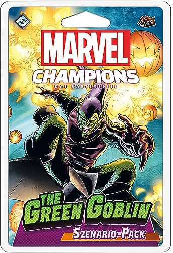 Fantasy Flight Games, Marvel Champions: LCG – The Green Goblin, Szenario-Erweiterung, Expertenspiel, Kartenspiel, 1-4 Spieler, Ab 14+ Jahren, 60+ Minuten, Deutsch