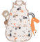 schlummersack Schlafsack Baby Sommer 70 cm dünn Bergtiere | Babyschlafsack Sommer 1.0 Tog 1 Tog Baby Schlafsack Sommer | Sommer Schlafsack Baby Baumwolle Frühling
