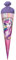 ROTH Schultüte Einhornportrait 70cm mit Glittereffekt - rund Rot(h)-Spitze Filzverschluss - Zuckertüte Einhorn Glitzer