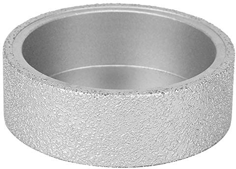 BomDog Mola Lucidante, Mola da 7,3 cm per Smerigliatrici Angolari, Mola Diamantata Brasata, Mola Piatta, Disco, Molatura a Secco, a Umido (3,0 Cm)