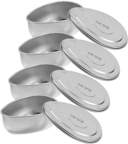 COSMEVIVI 4 Pezzi Inserto Per Cottura A Vapore in Acciaio Inossidabile Per Cottura Vassoio Per Cottura A Vapore Di Verdure Piccolo Vassoio Per Cottura A Vapore Per Alimenti Per Pentole