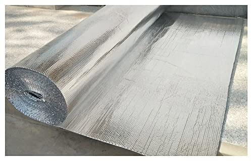 Pannelli isolanti in lamina di alluminio a doppio strato, riflettore per radiatore, barriera contro il vapore per pareti, pavimenti, soffitte, serre e camper