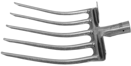 iplusmile Horquilla para Aflojar El Suelo Cabeza De Herramienta Agrícola Práctica para Jardín y Campo para Airear El Suelo y Excavar