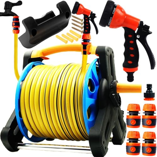 (40 Meter Watering kit) hosepipes for Garden Garden Hose Hose Reel Garden Hose Pipe Hose Pipe Reel Garden Hose Reel