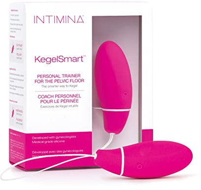 INTIMINA KegelSmart - Beckenboden Trainer Damen, Übungsgerät für stärkere Beckenbodenmuskeln - Beckenboden Trainingsgerät, Liebeskugeln, Beckenboden Kugeln, Liebeskugeln Beckenboden Training Anfänger