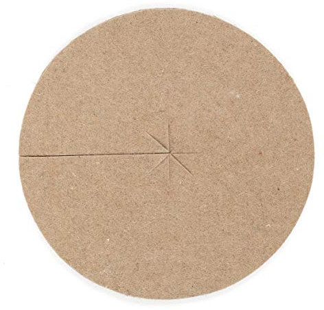 La Cordeline CJN10E Lot de 2 Disques de Paillage Feutre de Jute Diamètre 30 cm 700 grs/m²