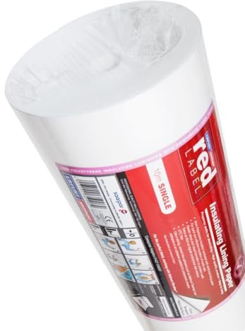 Erfurt 2 x Wall Liner, 4mm x 10m, Polystyrene, 5.0m², 4mm Thick, Thermal Insulation, Moisture Protection