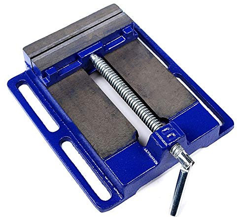 KATSU Tornillo de Banco de Prensa de Taladro 6 150mm Pilar Banco Taladro Vice Abrazadera para Mantenimiento de Maquinaria de Fresadora de Taller (Rango Económico) 40227560