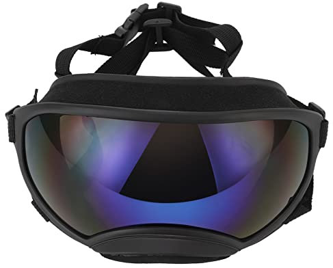 Entatial Große Hundebrille, Anti UV Hundebrille, Verstellbares Brillenband für Große Hunde Geeignet