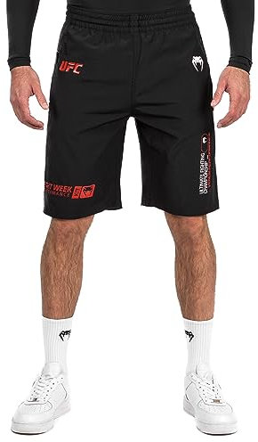 Venum UFC Adrenaline Herren Fight Week Sport Shorts - Schwarz - L