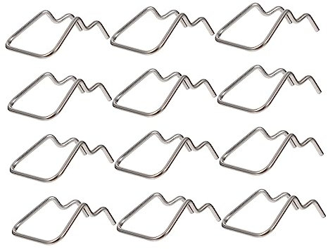 DECOMELODY 12pcs Peg Hooks for Pegboard Display Rack Single Hooks for Tool Organization Easy Installation for Tools Cables Sports Equipment Storage