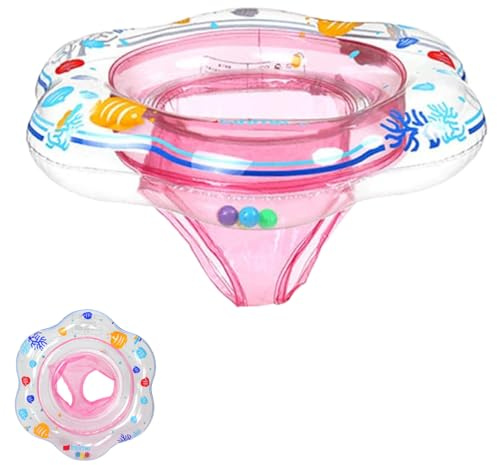 Baby Swimming Float, Inflatable Baby Pool Float, Baby Pool Float with Baby Safety Seat and Handle for Toddlers 6-36 Months and Swim Trainging
