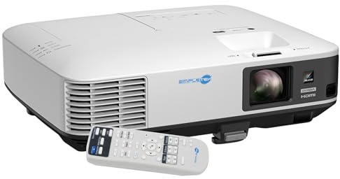 SIMPLETEK - WXGA 3LCD-projektor - 5500lm - 1280x800 16:10 | HDMI USB VGA RS232C LAN | Auto Keystone | Kablar och fjärrkontroll ingår (renoverad)