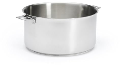 De Buyer - Casserole en inox MILADY TWISTY amovible - Diamètre 24 cm -, Argent