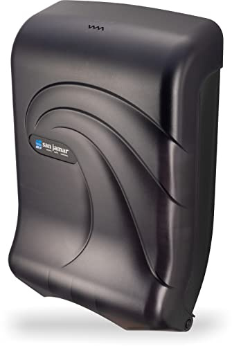 San Jamar T1790TBK Ultrafold Multifold/C-Fold Towel Dispenser, Oceans, Black, 11 3/4 x 6 1/4 x 18