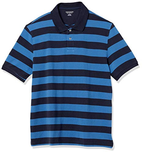 Amazon Essentials Men's Regular-Fit Short-Sleeve Cotton Piqué Polo Shirt (Available in Big and Tall)