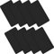 WILLBOND 8 Stücke Nylon Patches Selbstklebende Nylon Patches wasserdichte Patches für Kleidung Daunenjacke Zelt Kleidung Tasche (Schwarz)