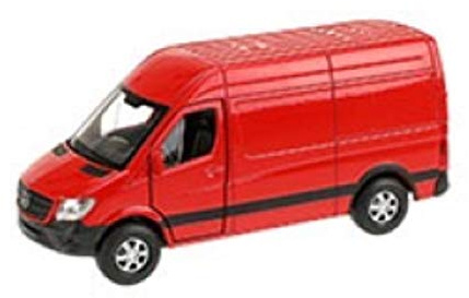 Generisch Welly - Jouet à collectionner - Modèle Sprinter - Bus - Rouge
