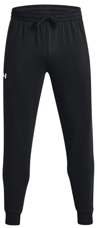 Under Armour Men's Rival Fleece Joggers - Black / / White - XL