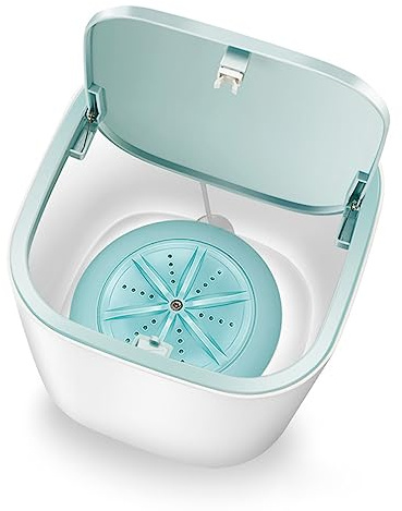 Portable Washing Machine, Foldable Mini Small Clothes Washer for Underwear, Baby Clothes, Towels, Socks, USB Desktop Laundry Washer for Apartment Camping Dormitories Travel 3.8L
