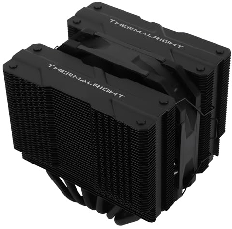 Thermalright Peerless Assassin 120 Mini Black - Enfriador de aire para CPU (6 tubos de calor, ventilador PWM TL-D12B de 120 mm, 135 mm de alto, doble torre para AMD AM4 AM5/Intel LGA