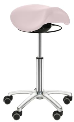 Teqler Sgabello con meccanismo oscillante rosa