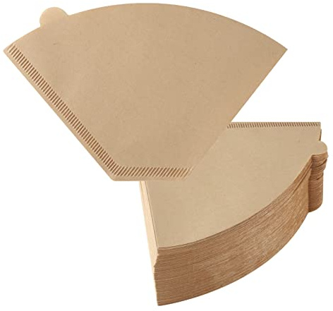 200 Count #4 Cone Coffee Filters 8-12 Cups, Disposable Coffee Filters 4 Cone Paper Unbleached Natural 4 Filters Paper Compatible with Ninja, Drip and Pour Over Coffee Maker