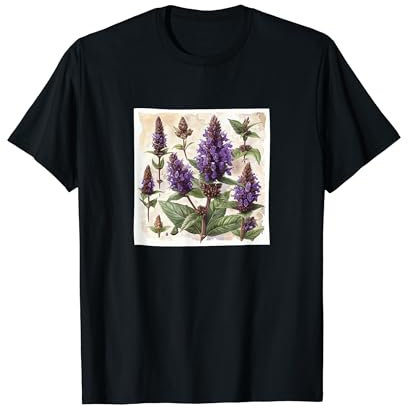 Anise Hyssop Flower Cottagecore Graphic T-Shirt