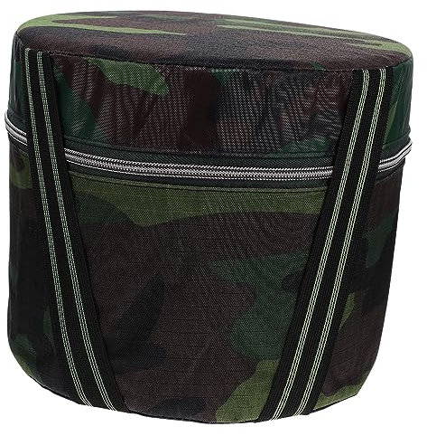 FUNOMOCYA Gartenhocker Aus Tragbarer Hocker Für Camping Und Gartenarbeit Leicht Und Platzsparend Mit Handytasche Für Erwachsene