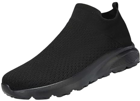 Scarpe da Ginnastica da Uomo Senza Lacci da Uomo, Ortopediche, Traspiranti, in Maglia, Leggere, da Tennis, Tapis roulant, Scarpe da Corsa, Sneaker alla Moda per Jogging, Palestra, Scarpe Sportive,