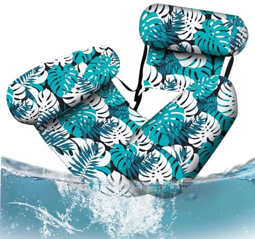 Aufblasbare Wasserhängematte – Mehrzweck-Liege, Schwimmliege | Hängematte Pool Float Bequemer Reise-Sattel, Robustes Schwimmspielzeug für draußen, Entspannungsgerät für See und