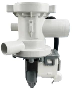 Conjunto De Motor De Bomba De Drenaje For Lavadora De Tambor, Compatible Con Midea Y Haier. Motor De Salida De Agua For Bomba De Drenaje De Lavadora B30-6A.(Pump 1pcs)