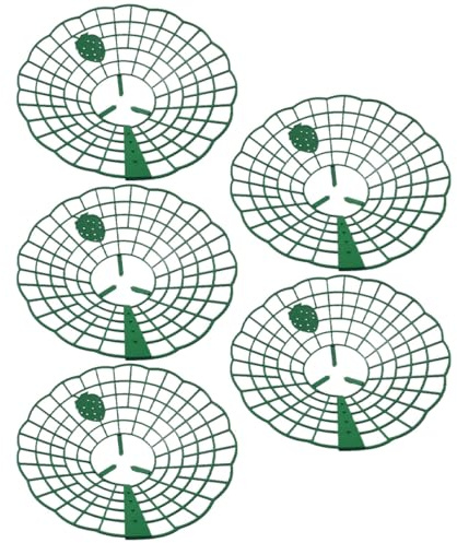 Artibetter Soporte de Jardinería para Fresas 5 Piezas, Marco de Soporte Plástico Resistente para Plantas Trepadoras, Estante para Cultivo en Balcón y Huerto, Jaula para Verduras, Uso