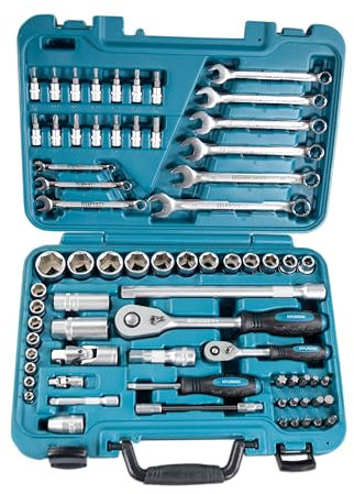 Hyundai K70 Universal Werkzeug/Square Drive Socket Set – Edelstahl (70 tlg.)