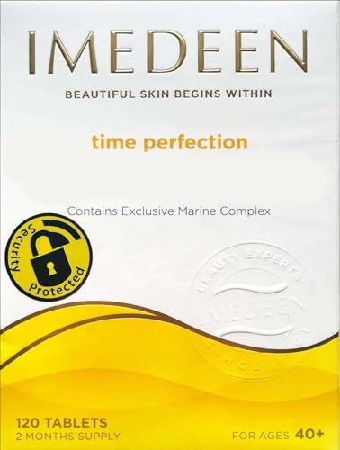 Imedeen Time Perfection - 120 Tablets - Skincare Supplements to Support Collagen Formation - Containing Vitamin C and Zinc - Improves Moisture Balance & Helps Skin to Feel Smoother.
