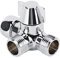 Umschaltventil Badezimmer, Dusche Adapter Umsteller, Umschaltventil Dusche Adapter, 3-Wege-Dusche Umschaltventil, 3-Wege-Duschkopf-Umschaltventil für Toiletten, Badezimmer, Küchearmaturen, Toiletten