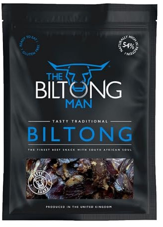 The Biltong Man | Tasty Traditional Fatty Beef Biltong | (800, Grams)