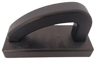 Facilemarket Grattoir pour le nettoyage des planches à découper et souches en polyéthylène 17 x 7 cm Noir