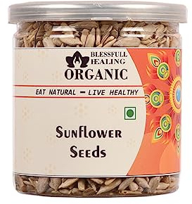 Blessfull Healing Organic Sunflower Seeds 300 Gram Airtight Container