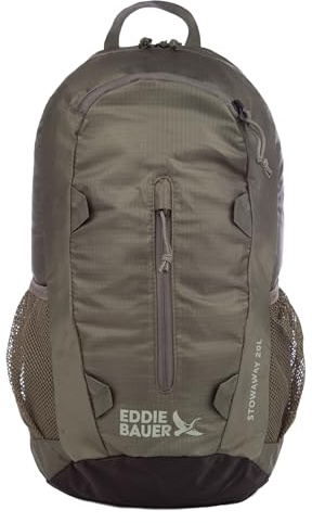 Eddie Bauer Stowaway Packable Backpack | Travel | Outdoor | Lightweight | Foldable | Durable | Ripstop Polyester | 20L - Spruce Green