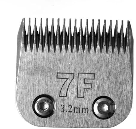 Gavigain 7F Pflegeklinge aus Kohlenstoffstahl, scharfe, präzise Schnitte, präzise 3,2-mm-Klinge, robust, kompatibel mit Hunde- und Katzenschermaschinen