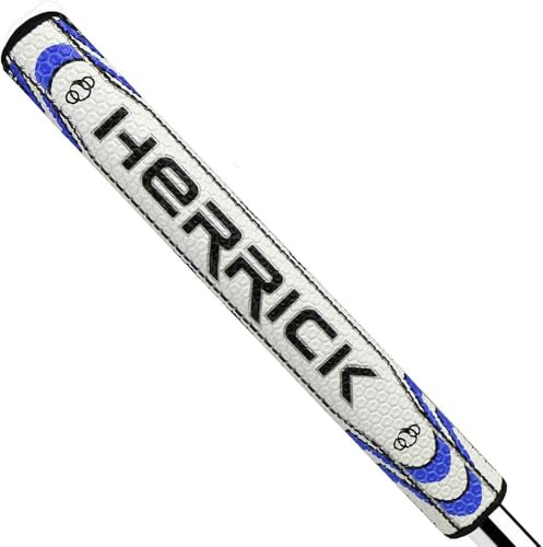 Empuñadura de putter de golf para hombre de 3pulgadas antideslizante material de poliuretano ligero portátil suave control para todo tipo de clima y amortiguación de vibraciones para un putt (azul)