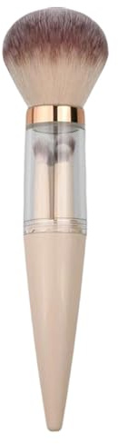 Resesminkborstar Avtagbara Bärbara Ansiktsmakeupborstar | Makeupborstset Och Kit Till Löst Puder, Rouge, Bronzer, , Highlighter, Concealer, , Kontor, Studentrum, Camping, Fest