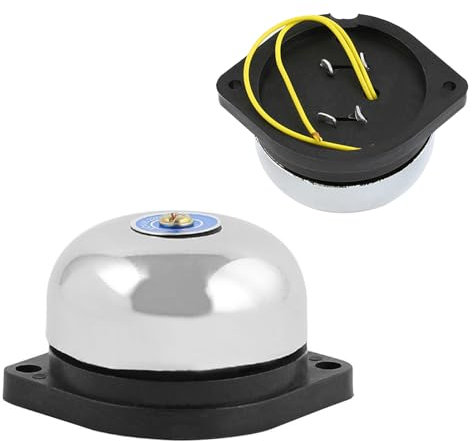 Agatige Tipo di suoneria Interna Campanello Elettrico, Campanello Elettrico 220V Campane della Scuola Campane Tipo di suoneria Interna Nessuna Campana della Scintilla 220V 5W per Segnale sonoro