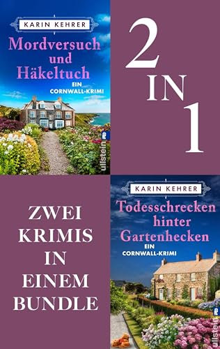 Mordversuch und Häkeltuch // Todesschrecken hinter Gartenhecken: Band 3 & 4 der beliebten Cornwall-Krimi-Reihe im Bundle | Cosy Crime mit viel englischem Charme (Bee Merryweather ermittelt 34)