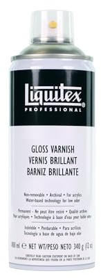 Liquitex Professional - Vernice spray trasparente Lucido, 400 ml